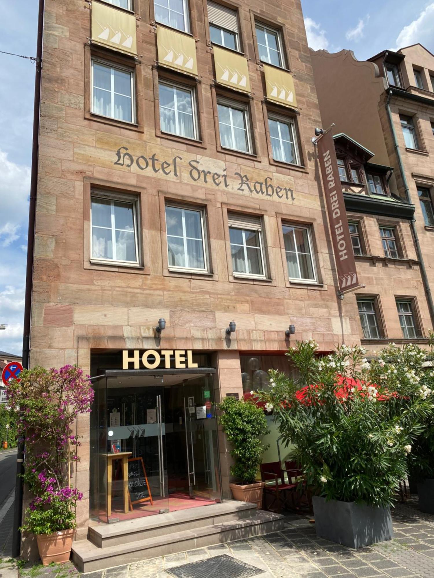 Hotel Drei Raben Nürnberg Exteriör bild