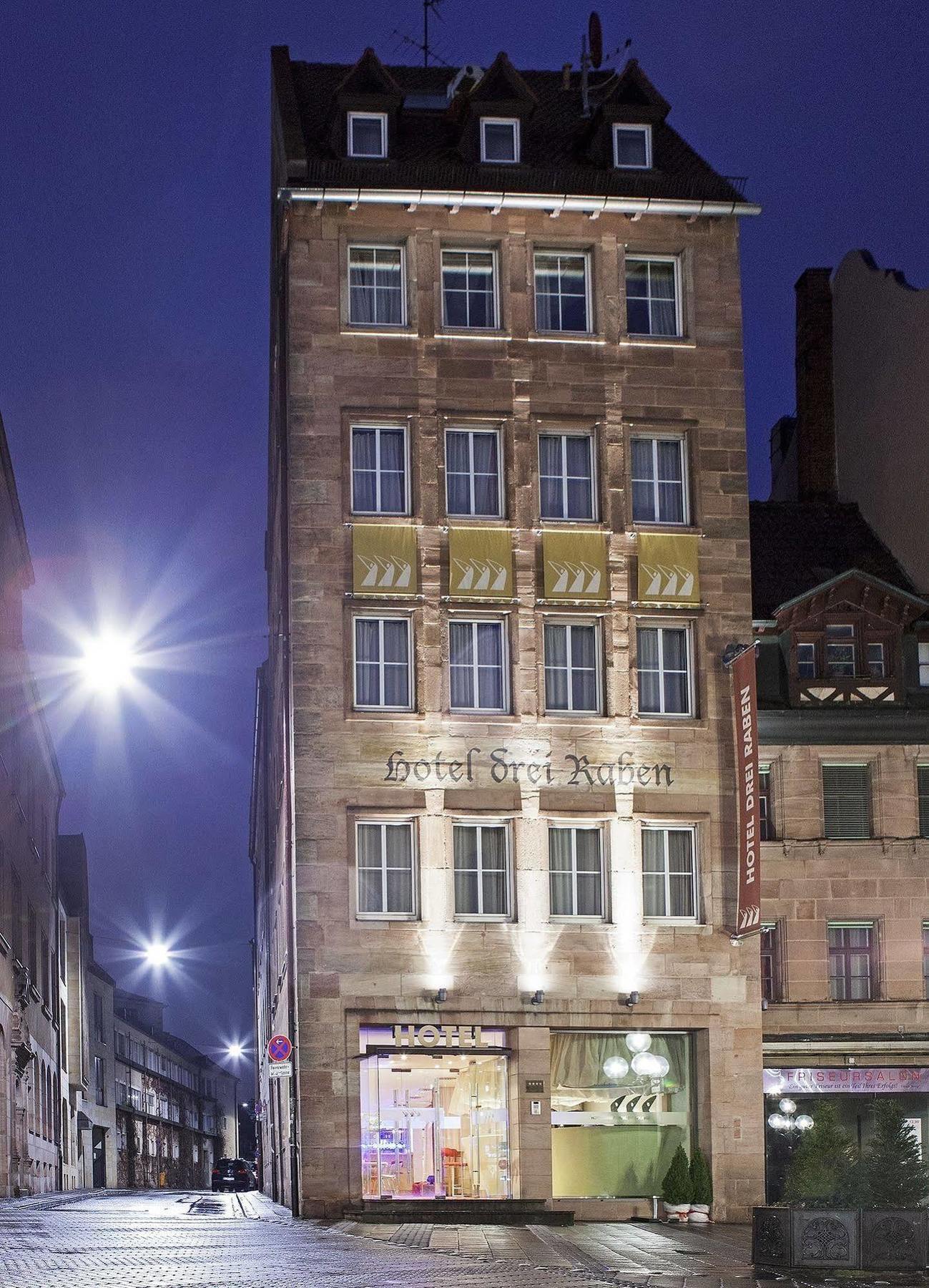 Hotel Drei Raben Nürnberg Exteriör bild