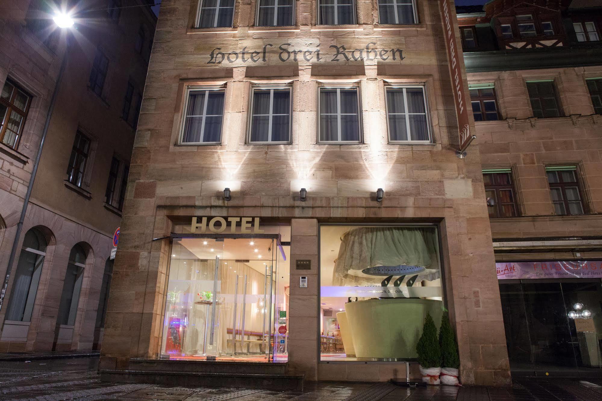 Hotel Drei Raben Nürnberg Exteriör bild